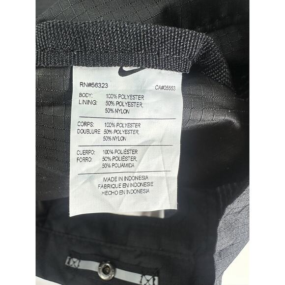 Nike Stash Tote Bag Sports Travel Packable Storage Black White DD1357 010 EUC - Picture 7 of 16